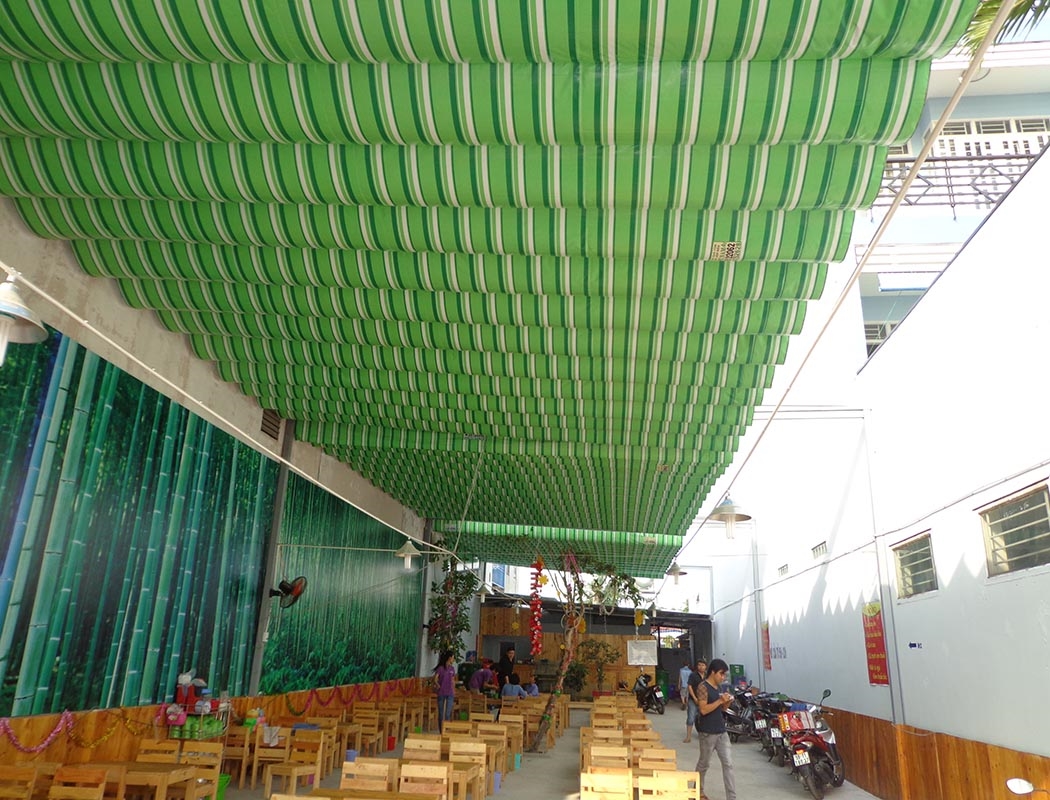 mái xếp nhà hàng
