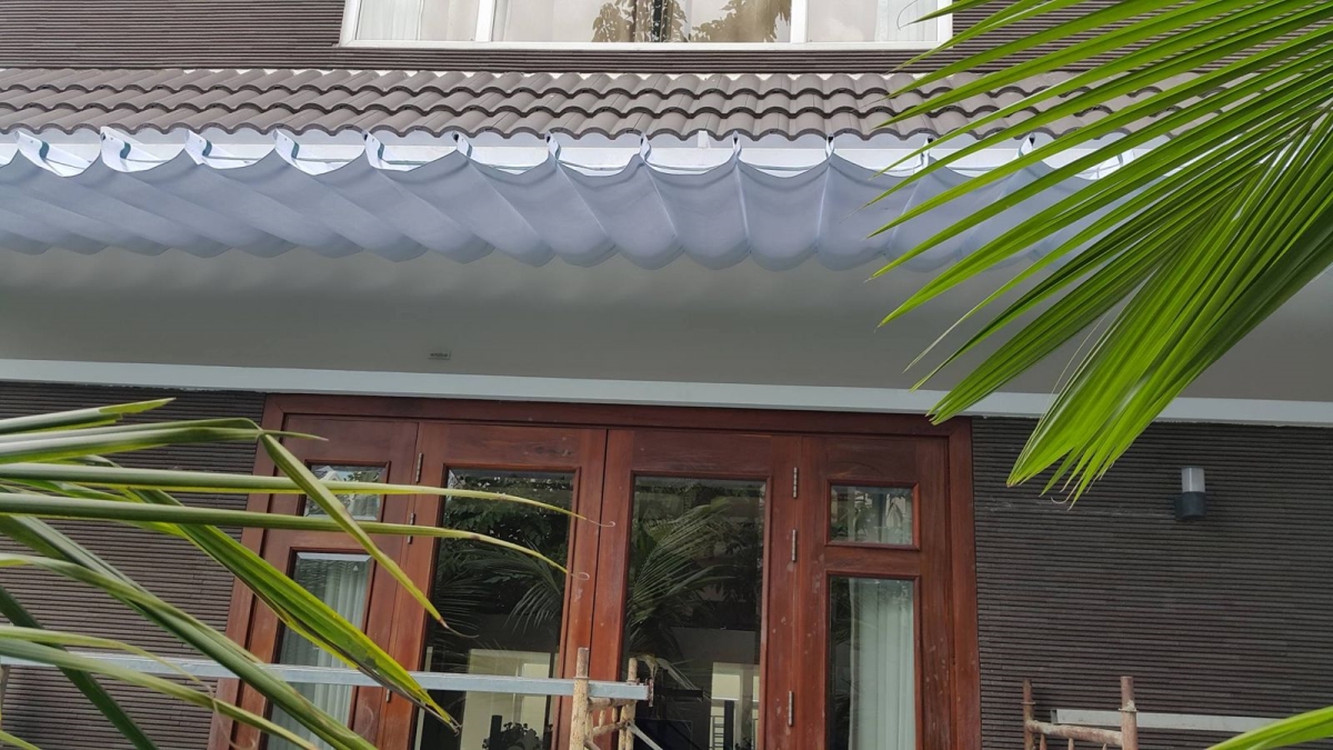 mái hiên xếp