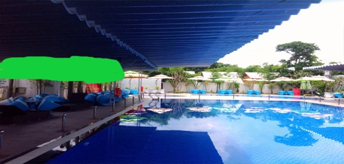 mái xếp hồ bơi