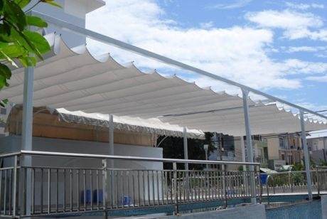 mái xếp hồ bơi